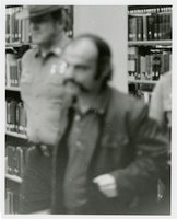 Black student solidarity protest in Wilbur Cross Library