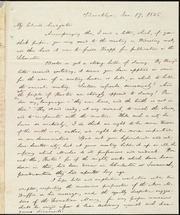 Letter to] My beloved Coadjutor [manuscript