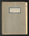 Correspondence, Reports, and Minutes. Policy correspondence, reports, and publications, 1891-1940. (Box 1, Folder 10).