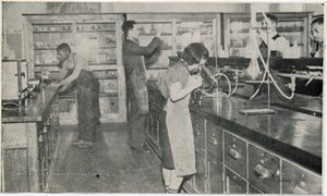 Students Working in Science Lab, Storer College, Harpers Ferry, W. Va.