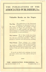 The publications of the Associated Publishers, inc.