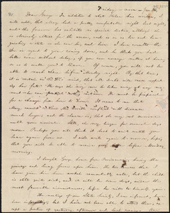 Letter from William Lloyd Garrison, [Boston, Mass.], to George William Benson, Friday noon, Jan 30, [i.e. Jan. 28, 1842]