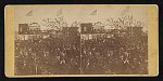 Thumbnail for Crowd at the Baltimore depot before the funeral arrived