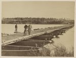 Pontoon [bridge] across Appomattox Creek (i.e. River)