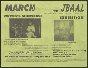 Flyer: March into spring with JBAAL