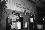 Thumbnail for Salute to the Black Family award winners posing together, Los Angeles, 1989