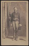 [Unidentified soldier in Union uniform with revolver on floor]