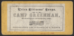 Utica Citizens' Corps, Camp Greenman, Saratoga Springs, 1869