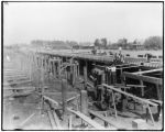 Construction of the channel way for the River des Peres