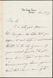 Letter to] Dear Sir [manuscript