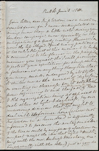 Letter from Mary Anne Estlin, Park St[reet], [Bristol, England], to Caroline Weston, June 3, 1851