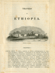 Travels in Ethiopia. Chapter I. [chapter heading] Cottages of Berber. [image caption]