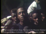 Prentice McKinney speaking to reporters about the Freedom House burning, August 30 1967 (partial)