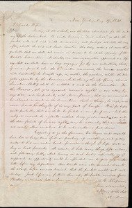 Letter from William Lloyd Garrison, New York, to Helen Eliza Garrison, May 19, 1840