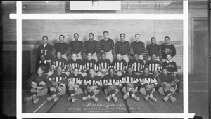 Football Team 1933 -- -- St Paul Normal and Industrial School -- [cellulose acetate photonegative, banquet camera format]