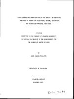 Black status and urbanization in the south: an empirical analysis of change in occupation, income, education, and migration patterns, 1960-1970, 1974