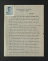 Correspondence, 1915, 1919-1922, 1925-1938. (Box 1, Folder 2)