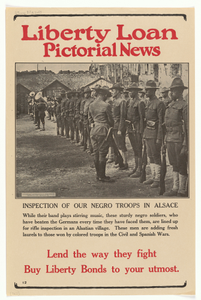 Liberty Loan Pictorial News: "Inspection of Our Negro Troops in Alsace