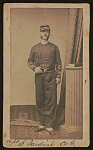 [Brigadier General Edward Jardine of Co. G, 9th New York Infantry Regiment, 17th New York Infantry Regiment, and Veteran Reserve Corps,  in zouave uniform]