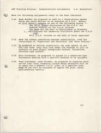 Communications Assignments