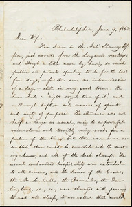 Letter from William Lloyd Garrison, Philadelphia, [Pa.], to Helen Eliza Garrison, June 9, 1862