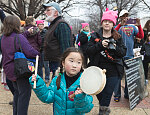 The Women's March was a worldwide protest on January 21, 2017, to advocate legislation and policies regarding human rights and other issues, including women's rights, immigration reform, healthcare reform, reproductive rights, the natural environment, LGBTQ rights, racial equality, freedom of religion, and workers' rights