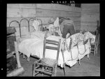 Sick Negro in the Red Cross temporary infirmary for flood refugees. Forrest City, Arkansas