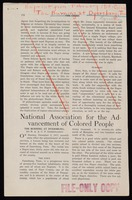 The Burning at Dyersburg. An N.A.A.C.P. investigation.