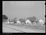 Houses for Negroes on cane plantation near New Roads, Louisiana