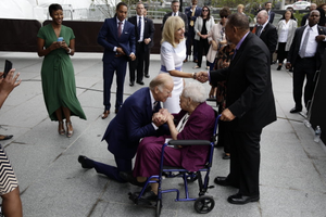 President Barack Obama and First Lady Michelle Obama Attend the Dedication of the Smithsonian's National Museum of African American History and Culture