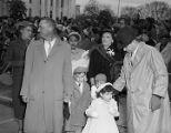 The children of Governor Jim Folsom before his inauguration in Montgomery, Alabama.