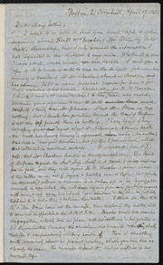 Letter to] Dear Mary Estlin [manuscript