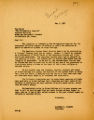 Letter of 1957 May 1