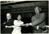 Ben and Frances with Ossie Davis