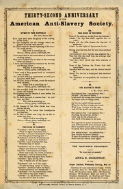 Thirty-second anniversary of the American Anti-Slavery Society