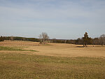 View of the "Henry House" and surroundings on Henry's House Hill at Manassas National Battlefield Park outside Manassas, Virginia, the site of two dramatic battles of the American Civil War of the 1860s, First and Second Manassas, or what the rebel Confederate Forces called the Battles of Bull Run