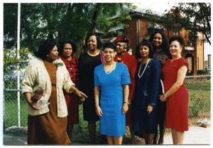 Joan Duncan and Links Members at Holy Redeemer Church