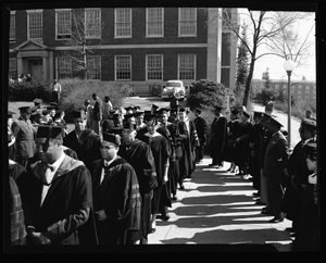 Charter Day Exercise at Howard March 1955 [from enclosure] [black-and-white cellulose acetate photonegative]