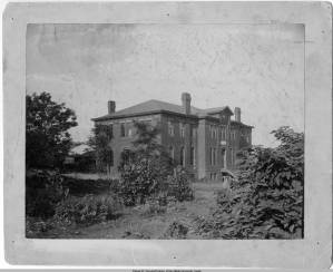 Photograph of Knowles Industrial Building at Atlanta University, Atlanta, Georgia, circa 1884