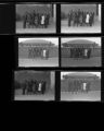 Set of negatives by Clinton Wright of alumni group outside of the Las Vegas Convention Center, 1964