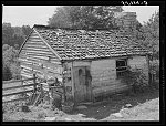 Former slave quarters now used as milk house on farm near Bardstown, Kentucky