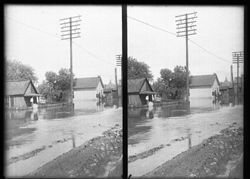 Flooded street