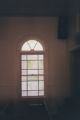 St. Paul AME Church, Alcoa: interior window detail and wainscoting