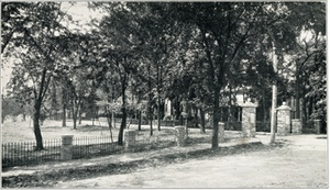 Soldiers' Gate and Alumni Fence at Entrance to Storer College, Harpers Ferry, W. Va.