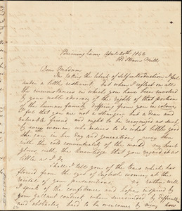 Letter fmor C.S. Toll, Birmingham, [England], to Maria Weston Chapman, [1842 April 23]