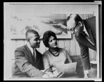 [Mrs. Constance Motley with Harvey Gantt and W.T. Smith, Jr.]