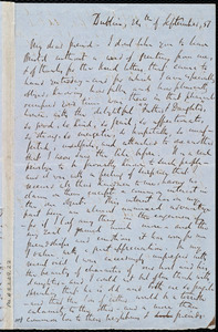 Letter from Richard Davis Webb, Dublin, [Ireland], to Caroline Weston, 24th of September [18]51