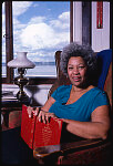 Toni Morrison [author, at her upstate New York home]