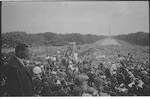 [View of the huge crowd from the Lincoln Memorial to the Washington Monument, during the March on Washington]