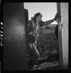 [Portrait of Tuskegee airman Edward M. Thomas, standing]